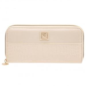 神宮館高島暦 陰陽五行鰐柄財布 ベージュ JIN03