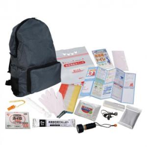 ナカガワ　防災用品 非常持出しリュックセット15点 HR25-15　HR25-15