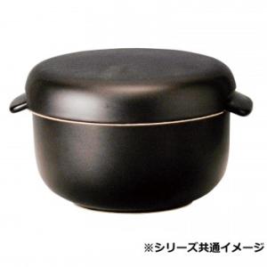 M4817 セラミック耐熱おひつ 黒(2合用)