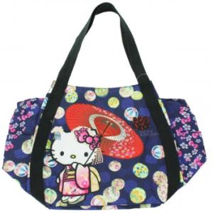 サンリオ　プリントバルーンバッグ　和柄シリーズ　ハローキティ　舞妓(まいこ)　4005