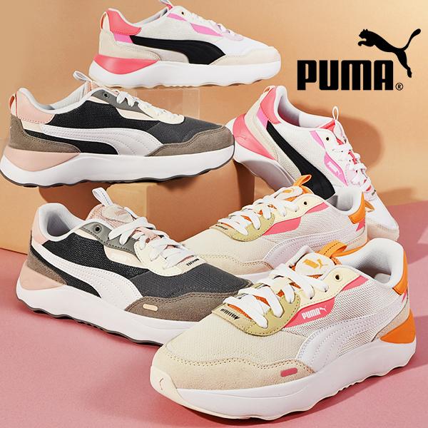 プーマ レディース 厚底 スニーカー PUMA ランテイムド プラットフォーム ローカット シューズ...