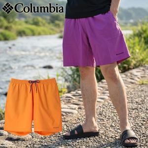 ネコポス発送！ 送料無料 コロンビア 水陸両用 UV ショートパンツ ストレッチ メンズ Columbia 膝丈 8インチ サマータイド ショート am0144