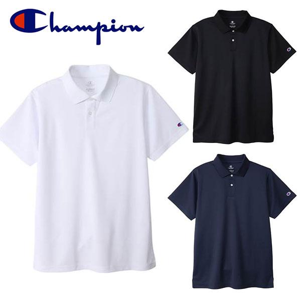 チャンピオン メンズ レディース 半袖 ポロシャツ Champion POLO SHIRT ワンポイ...