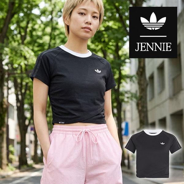 JENNIE ジェニー コラボ 2026秋冬新作 ネコポス発送！アディダス レディース ショート丈 ...