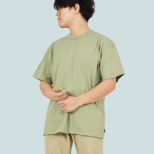 ナイキ 半袖 Tシャツ メンズ レディース NIKE NSW PREM ES SUST エッセンシャル S/S TEE シャツ ルーズフィット グリーン do7393 2023夏新作｜phants