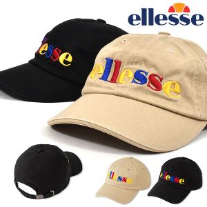 送料無料 30%off キャップ  サンドベージュ ellesse エレッセ Ellesse Logo Cap ロゴキャップ メンズ レディース カラフルロゴ 帽子 eha10304｜phants