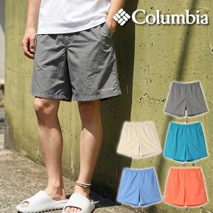 2026春夏新色 ネコポス発送！コロンビア 水陸両用 UV ショートパンツ リラックスフィット メンズ Columbia 膝上 8インチ バックキャスト4