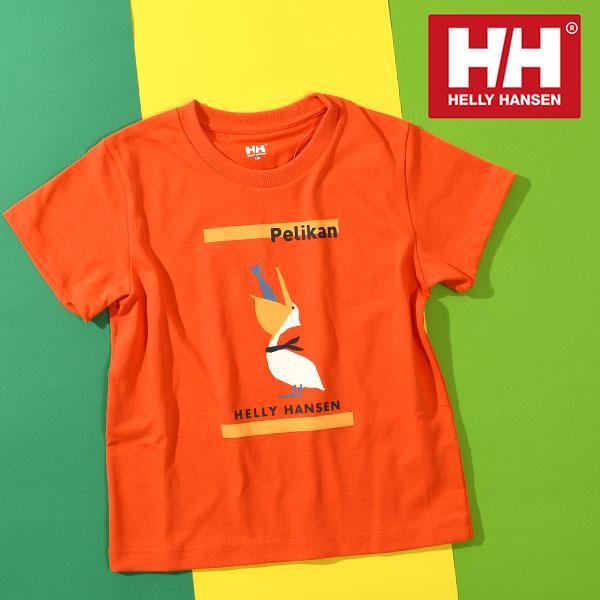 ネコポス発送！ヘリーハンセン 半袖Tシャツ 子供 キッズ 動物 HELLY HANSEN K S/S...