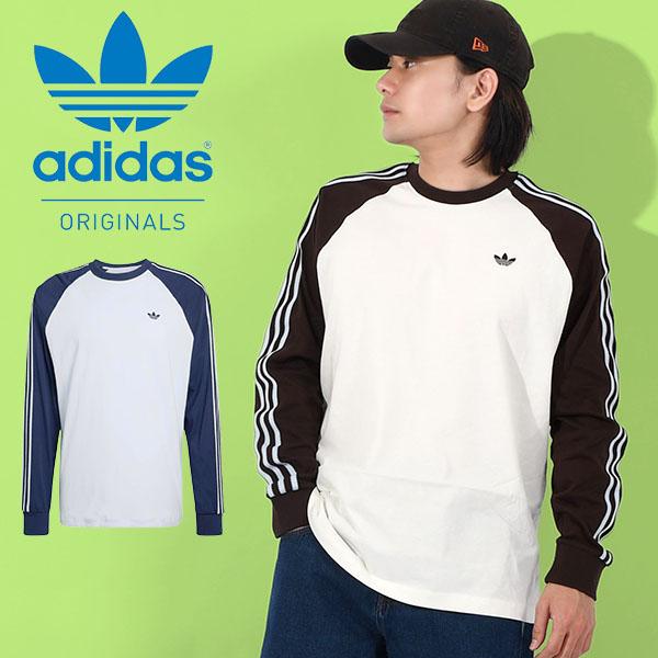 2026春夏新作 ネコポス発送！送料無料 アディダス メンズ レディース ルーズフィット 長袖 Tシ...