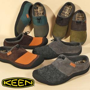 30%off キーン KEEN スリッポン メンズ HOWSER 3 SLIDE ハウザー スライド キャンプ クロッグシューズ 靴 フリース 国内正規品 1027768｜phants