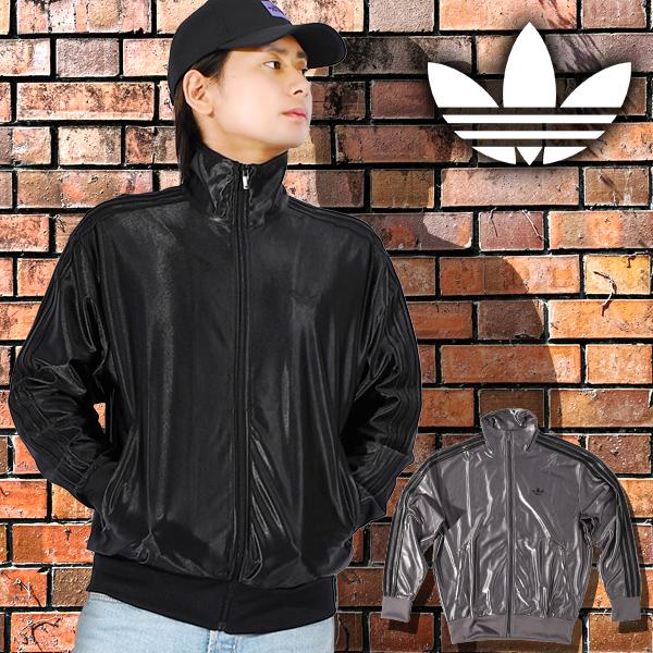アディダス メタル 光沢 トラックジャケット メンズ レディース adidas METAL FIRE...