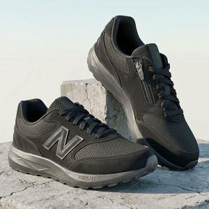 2026春夏新作 サイドZIP 幅広 ウォーキングシューズ ニューバランス メンズ スニーカー New Balance M363 ワイド 4E 通学 通勤 靴 ブラック M363M8Q44E