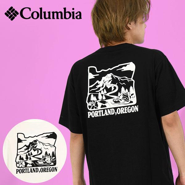 ネコポス発送！ コロンビア 半袖Tシャツ メンズ レディース 吸湿速乾 UV Columbia ヤハ...