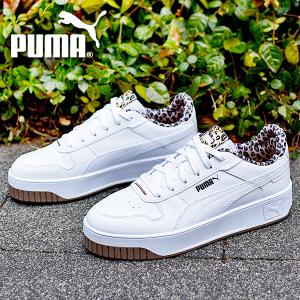 【専用出品】プーマ PUMA キャリーナ ストリート レオ24.0/25.0 PUMA 25%off ヒョウ柄 プーマ 厚底 レディース スニーカー