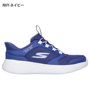 手を使わずにスッと履ける スケッチャーズ キッ...の詳細画像2