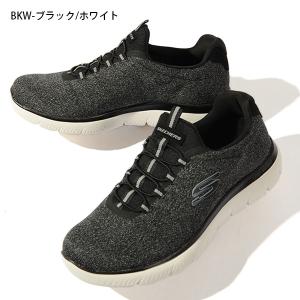 低反発 スケッチャーズ スニーカー ゴム紐 S...の詳細画像2