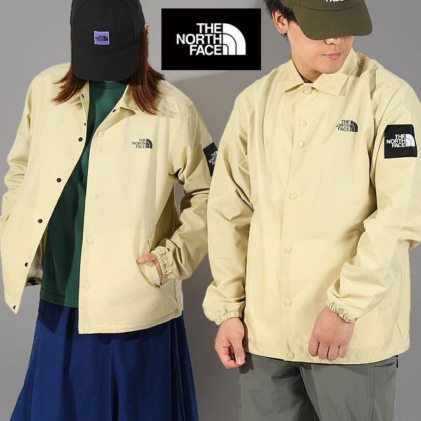 ノースフェイス コーチジャケット メンズ レディース ベージュ THE NORTH FACE The...