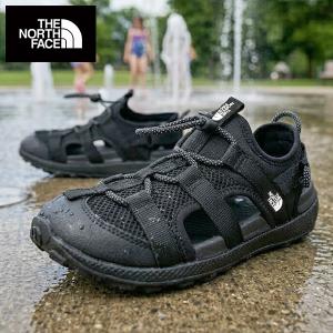 つま先 保護 水陸両用 ノースフェイス サンダル キッズ 子供 スニーカー THE NORTH FACE シャンダル ブラック 黒 NFJ02693 2026春夏新作
