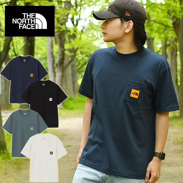 ネコポス発送！ノースフェイス 半袖Tシャツ メンズ 吸汗速乾 ポケット スクエアロゴ 生地厚 THE...