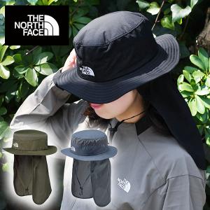 2026春夏新色 ネコポス発送！送料無料 ノースフェイス ハット メンズ レディース 遮熱効果 THE NORTH FACE サンシールド ハット UV 帽子 NN02504｜Ray Green
