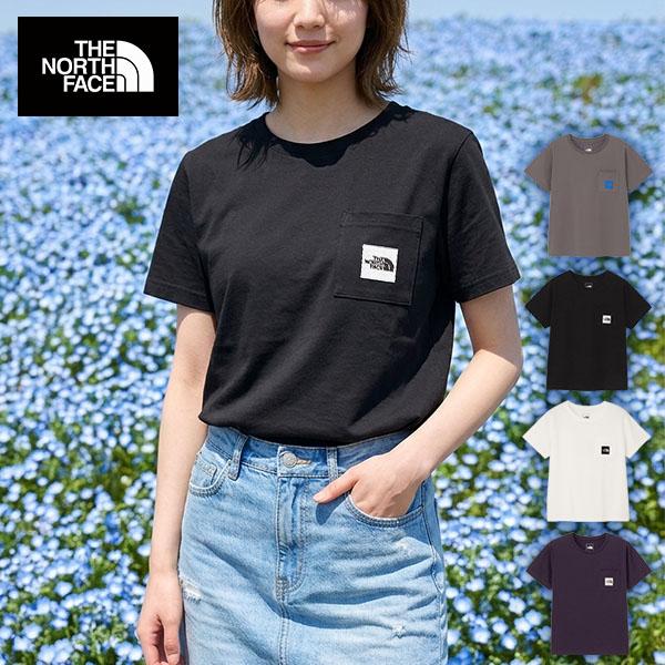 ネコポス発送！ 2026春夏新色 ノースフェイス 半袖Tシャツ レディース 吸汗速乾 ポケット スク...