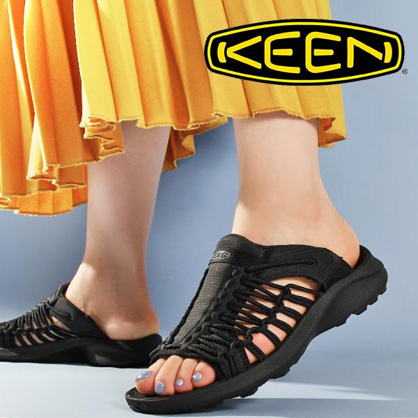 キーン KEEN サンダル レディース UNEEK SNK SLIDE ユニーク スニーク スライド...