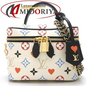 ルイヴィトン LOUIS VUITTON M57458 モグラム ゲームオン バニティPM ブロン 2WAYバッグ/059665【中古】｜phasemidoriya78