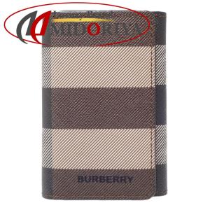 BURBERRY バーバリー ジャイアントチェック 6連 8052799 キーケース PVCxレザー  ブラウン ブラック/083957【中古】｜phasemidoriya78