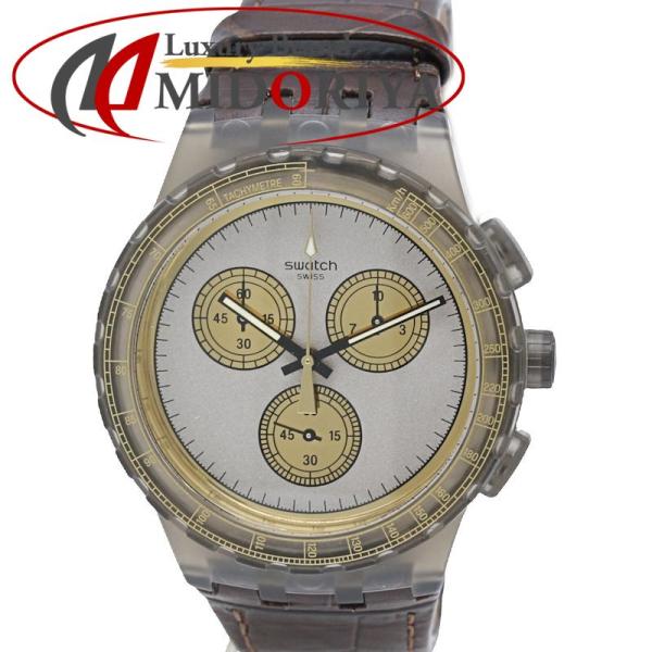 Swatch スウォッチ ゴールデン レディエンス SUSM100【中古】 腕時計 メンズ プラスチ...