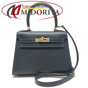 Crocodile（クロコダイル） IBIZA イビサ 2WAY ハンドバッグ ネイビー