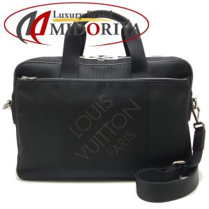 LOUIS VUITTON ルイヴィトン  ダミエジェアン アソシエPM N58038 ビジネスバッグノワール/251237【中古】｜phasemidoriya78