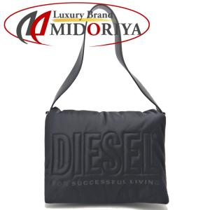 DIESEL ディーゼル  X08951 ショルダーバッグ ナイロン xレザー  ブラック/251517【中古】｜phasemidoriya78