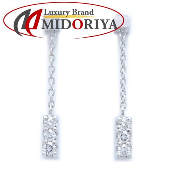 STAR JEWELRY スタージュエリー ダイヤモンド ピアス ロング ダイヤモンド0.06ctｘ...
