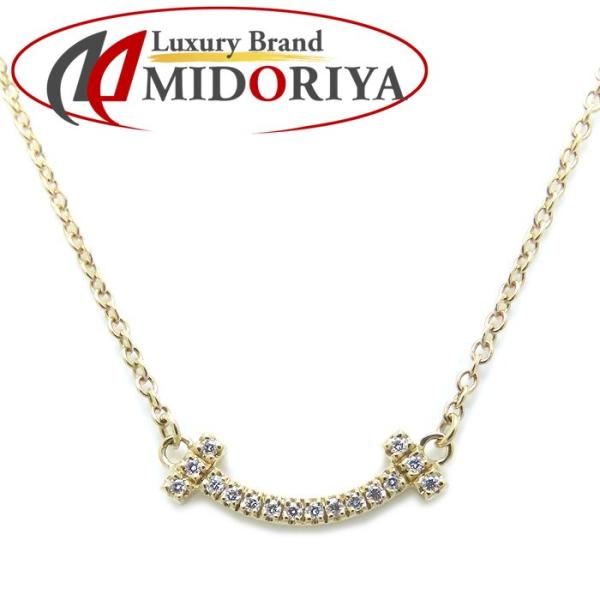 TIFFANY&amp;Co. ティファニー Tスマイル ネックレス ミニ ダイヤモンド 62617683 ...