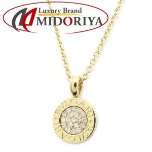 BVLGARI ブルガリ ブルガリブルガリ ネックレス ダイヤモンド K18YG イエローゴールド レディース/295494【中古】
