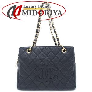 CHANEL シャネル チェーンショルダー A18004 ショルダーバッグ キャビアスキン ブラック/351253【中古】｜phasemidoriya78