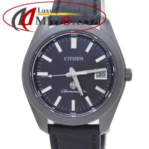 CITIZEN シチズン ザ・シチズン ブラックイーグル AQ4054-01E 300本限定 ステンレススチール x革 メンズ /39176【中古】【腕時計】｜phasemidoriya78