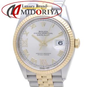 ROLEX ロレックス デイトジャスト2 36 126233 69ダイヤ【'21年購入印/オーバーホール済/磨き済】K18YGxSSメンズ /39304【中古】【腕時計】