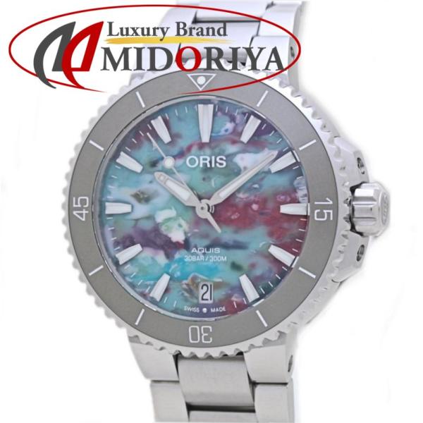 ORIS オリス アクイスデイト アップサイクル 01 733 7770 4150-Set【中古】腕...