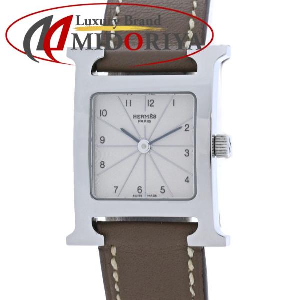 HERMES エルメス Hウォッチ HH1.210.260/WW18【正規店購入/磨き済/電池交換済...