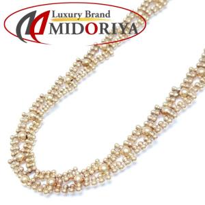 デザイン リング 指輪 メッシュ 11号 コンビカラー K18YG イエロー  