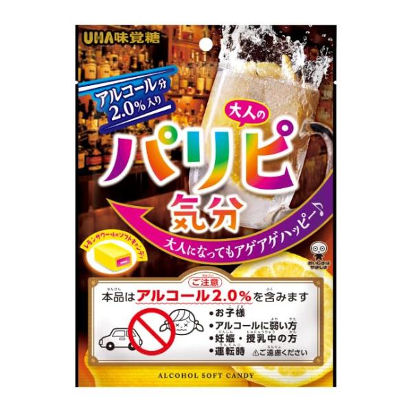 【販路限定品】UHA味覚糖 パリピ気分 第二弾 78g×6袋