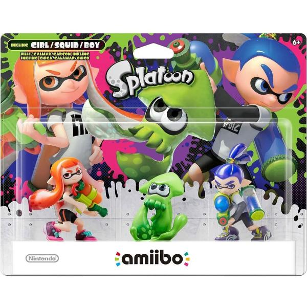 アミーボ amiibo スプラトゥーン トリプル 3体セット インクガール ガール インクボーイ ボ...