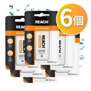 REACH リーチ / デンタルフロス 55ヤード (50.2m) 6個入 ワックス