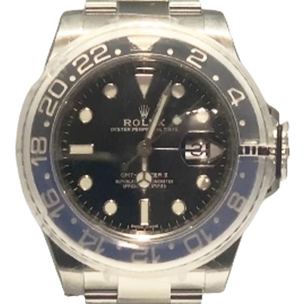 ロレックス GMTマスターII ブラック文字盤 自動巻き メンズ 116710BLNR 腕時計