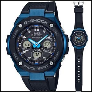 カシオ G ショック Gスチール デジアナ ソーラー 電波 時計 メンズ 腕時計 GST-W300G...