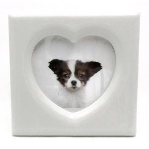 ペットハート型フォトフレーム ホワイト3013...の詳細画像2
