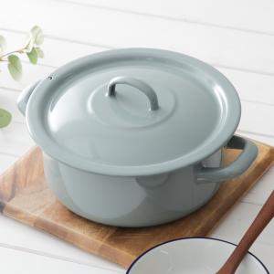 ミュンダー POT WITH LID 20cm エナメル ホーロー 両手鍋｜phezzan