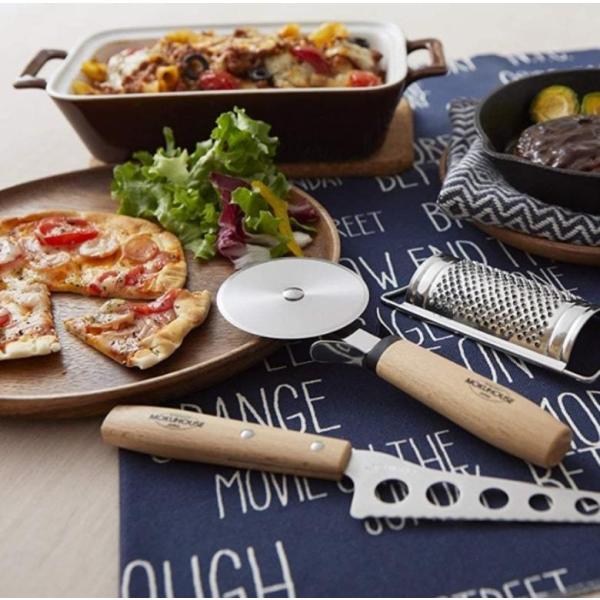 サンクラフト モクハウス ピザカッター(安全カバー付) 日本製 BM-221