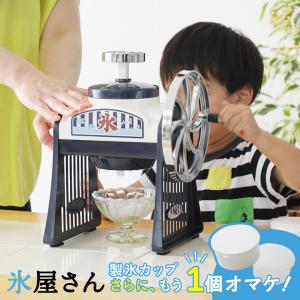 製氷皿のおまけつき かき氷器 氷屋さん D-1333